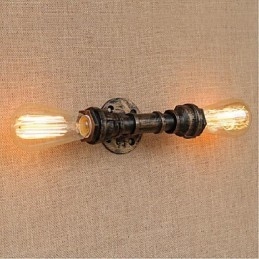 Nostalgi Enkel Vannrør Dekorativ Liten Vegglampe Vegglampe