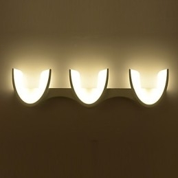 Moderne Samtidsmaleri For Omgivelseslys Vegglampe Med Vegglampe