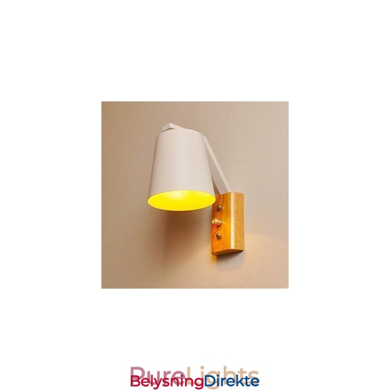 Kreativ Personlighet Varm Tre Jern Seng Lampe Bryter Med Nordisk Korridorstudie
