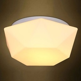 Kreativ Hvit Diamantglasskuppellys Absorberer