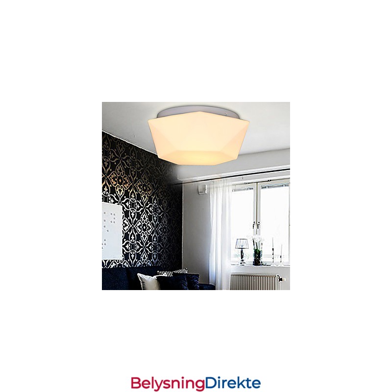 Kreativ Hvit Diamantglasskuppellys Absorberer