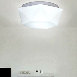 Kreativ Hvit Diamantglasskuppellys Absorberer