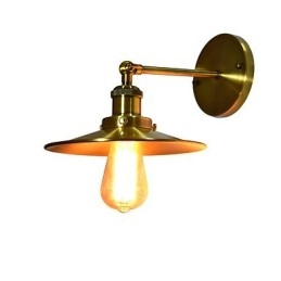 Rustikk Hytte Tradisjonell Klassisk Messingfunksjon For Downlight Vegglampe Vegglampe
