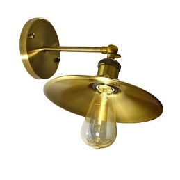 Rustikk Hytte Tradisjonell Klassisk Messingfunksjon For Downlight Vegglampe Vegglampe