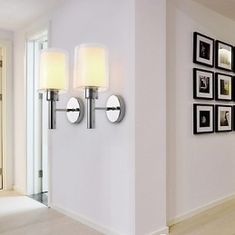 Moderne Samtidsmaleri Funksjon For Øyebeskyttelse Omgivelseslys Vegglampe Vegglampe
