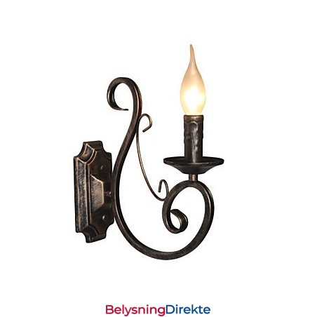 Mini Retro Vegglampe I Metallformet Vegglampe I Gangstil