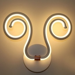 Moderne Enkel Aluminiumsvegglampe Kreativ Midtgangs-Nattlampe Belysning