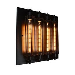 Vegglampe Vegglampe I Jern Vegglampe I 4-I-En-Stil