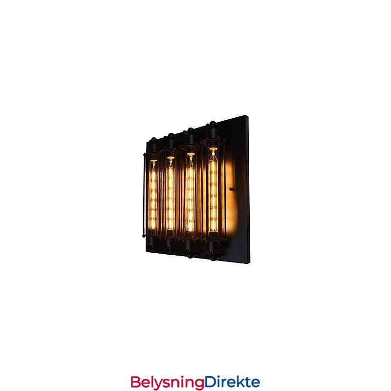 Vegglampe Vegglampe I Jern Vegglampe I 4-I-En-Stil