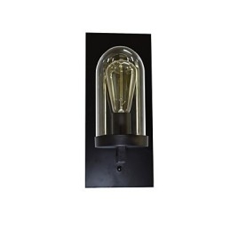 Malt Stålvegglampe Dum Svart Amerikansk Kaffedekorasjon Retro Vegglampe Lyssabellampe På Vegg