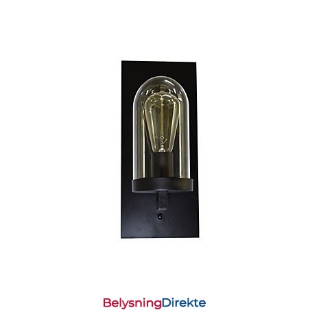 Malt Stålvegglampe Dum Svart Amerikansk Kaffedekorasjon Retro Vegglampe Lyssabellampe På Vegg