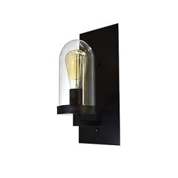 Malt Stålvegglampe Dum Svart Amerikansk Kaffedekorasjon Retro Vegglampe Lyssabellampe På Vegg