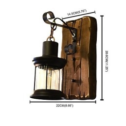 Rustikk Hytte Tradisjonell Klassisk Maling Funksjon For Downlight Vegglamper Vegglampe