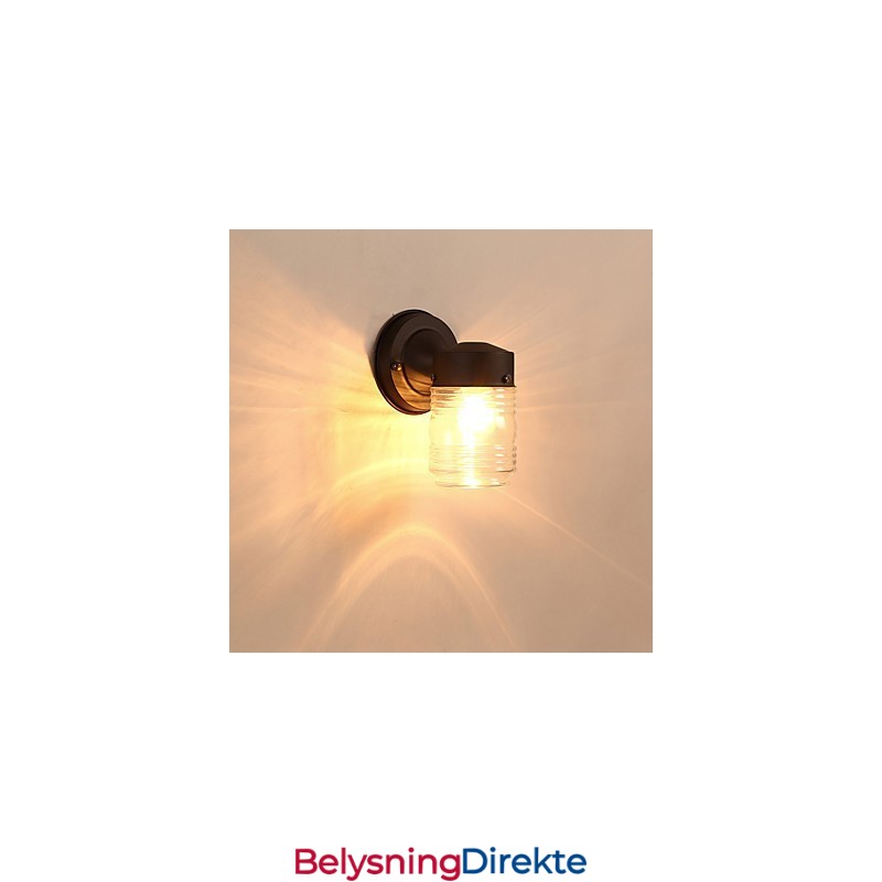 Vegglampe Moderne Samtidsstil Sort Oksidfinish Funksjon For Mini-Stil Omgivelseslys Vegglampetter