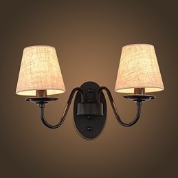 Rustikk Hytte Enkel Vintage-Maleri Omgivelseslys Vegglampe Vegglampe