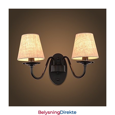Rustikk Hytte Enkel Vintage-Maleri Omgivelseslys Vegglampe Vegglampe