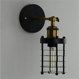 Enkel Vintage Landlig Retro-Malerifunksjon For Mini-Stil Omgivelseslysvegglamper