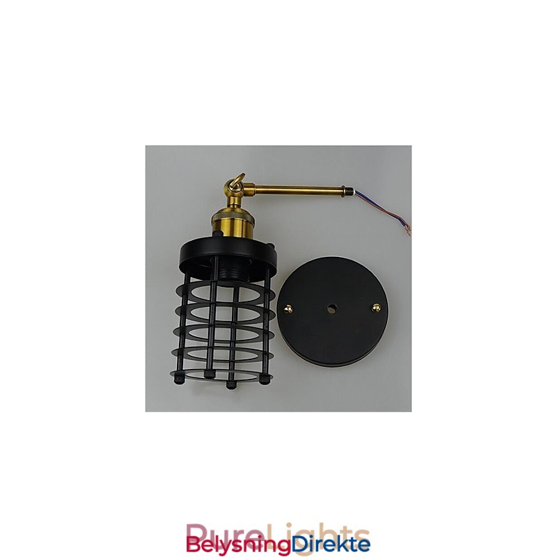 Enkel Vintage Landlig Retro-Malerifunksjon For Mini-Stil Omgivelseslysvegglamper