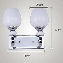 Moderne Samtids Galvanisert Opplyst Vegglampe Vegglampe