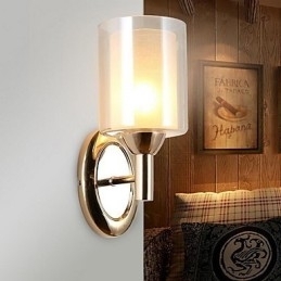 Moderne Samtids Galvanisert Opplyst Vegglampe Vegglampe