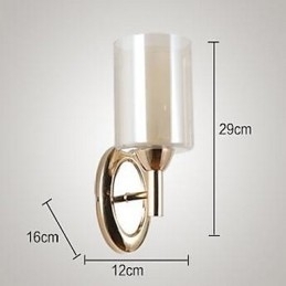 Moderne Samtids Galvanisert Opplyst Vegglampe Vegglampe