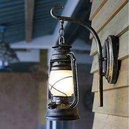 Vintage Andre Funksjoner Opplyst Vegglampetter Vegglampe