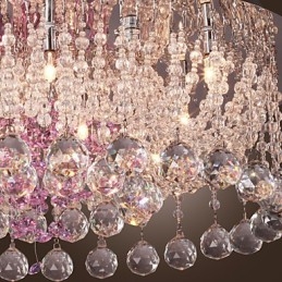 Luksuriøs Krystalllysekrone Med 12 Lys Louis Design