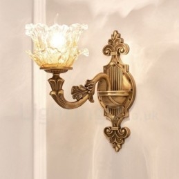 Enkelt Lys Tradisjonell Klassisk Stue Spisestue Soverom Metall Luksuriøs Innendørs Vegglampe
