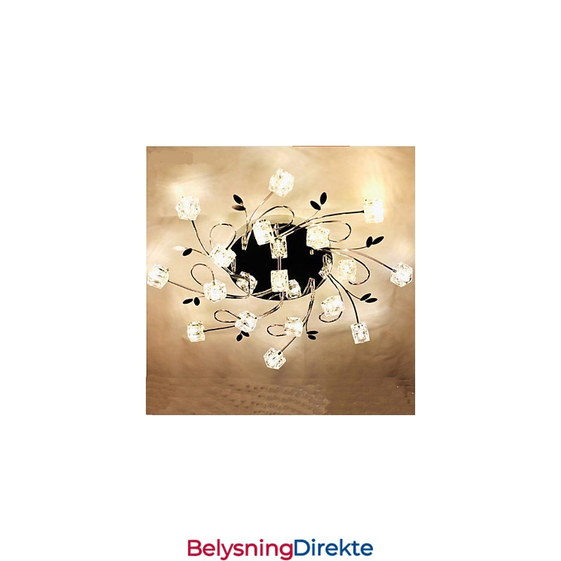 Klassisk Taklampe I Iskrystall