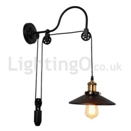 Retro Innfelt Vegglampe Midtgang Bar Kafé Soverom Arbeidsrom Loft Trinse Vegglampe