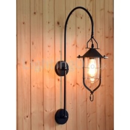 Retro Dock-Vegglampe Svart Wharf-Vegglamper Dock-Vegglampe Restaurant Stue Kafé Bar Klesbutikk