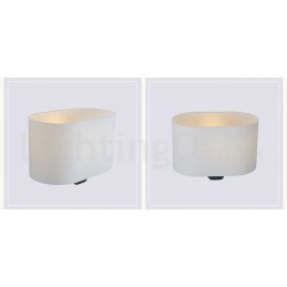 Moderne, Samtidskunstnerisk Vegglampe I Tre I Rustfritt Stål Med Glassskjerm For Midtgang, Bar, Kafé, Soverom, Arbeidsrom, Loft, Trinse-Vegglampe
