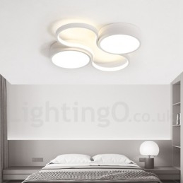 Dimbar Moderne, Moderne Taklampe I Aluminium, Innfelt Lampe For Stue, Soverom, Kan Også Brukes Som Vegglampe