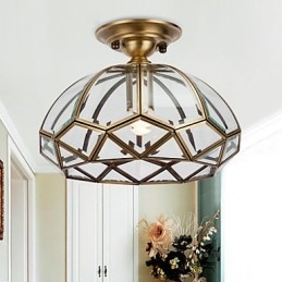 Moderne, Samtidskunst Dekorativ Design Taklampe I Kobberfamilie