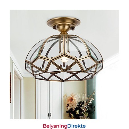 Moderne, Samtidskunst Dekorativ Design Taklampe I Kobberfamilie