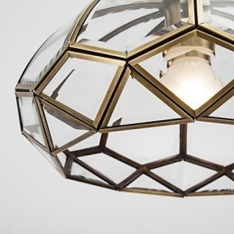 Moderne, Samtidskunst Dekorativ Design Taklampe I Kobberfamilie