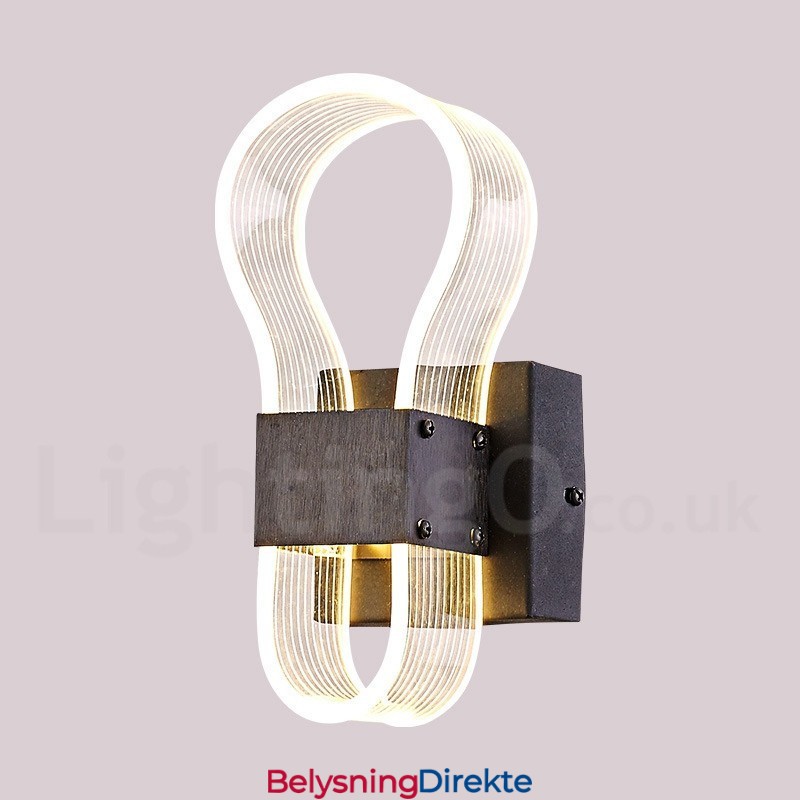 Moderne Vegglampe Med Akrylskjerm For Soverom, Gang