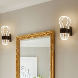 Moderne Vegglampe Med Akrylskjerm For Soverom, Gang