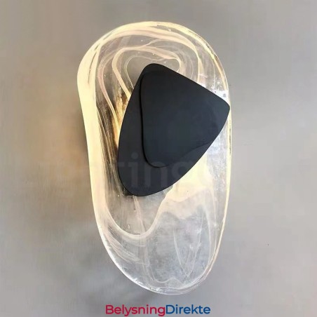 Nordisk Krystallvegglampe Stue Arbeidsrom Soverom Nattbord Midtgang Stue Bakgrunnsvegglampe