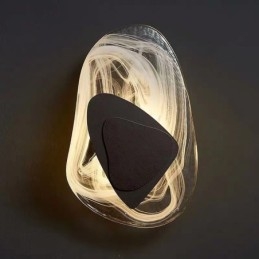 Nordisk Krystallvegglampe Stue Arbeidsrom Soverom Nattbord Midtgang Stue Bakgrunnsvegglampe