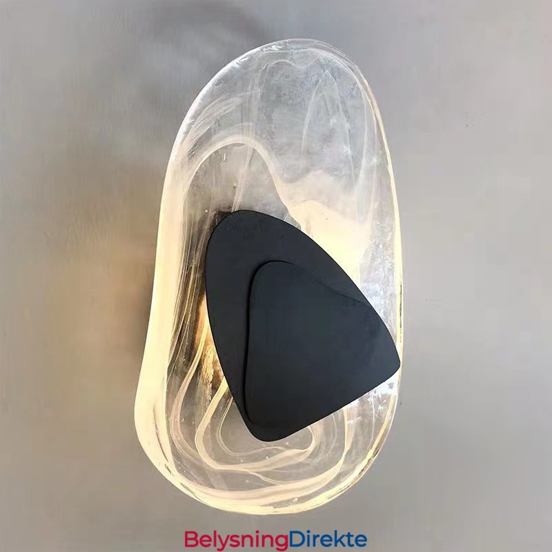 Nordisk Krystallvegglampe Stue Arbeidsrom Soverom Nattbord Midtgang Stue Bakgrunnsvegglampe