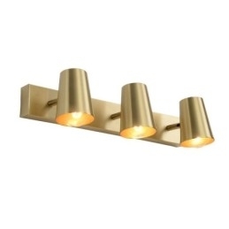 Nordisk Messing Speilfrontlampe Med Spotlight