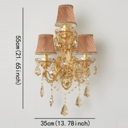Luksuriøs Vegglampe Elegant Vegglampe Dekorasjonslampe Nattbordsbelysning