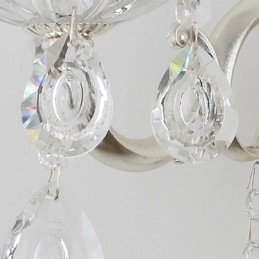 Europeisk Vegglampe Krystall Vegglampe Dekorasjonslampe Lampebelysning