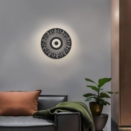 Vegglampe I Nordisk, Helkobber, Hul, Rund Vegglampe