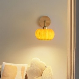 Gresskarvegglampe Japansk Retro Vegglampe