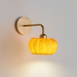 Gresskarvegglampe Japansk Retro Vegglampe