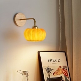 Gresskarvegglampe Japansk Retro Vegglampe