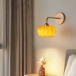Gresskarvegglampe Japansk Retro Vegglampe