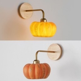 Gresskarvegglampe Japansk Retro Vegglampe